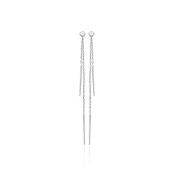 Maison de la Bijouterie Boucles D'Oreilles<Pendantes Sensimio Z53VYZ0 Argent