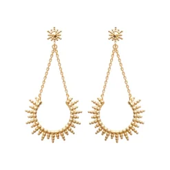 Maison de la Bijouterie Boucles D'Oreilles<Pendantes Sensimio Y55YY00 Plaqué or