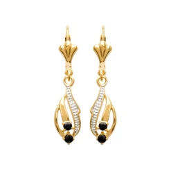 Maison de la Bijouterie Boucles D'Oreilles<Pendantes Sensimio Y3530Z43 Plaqué or