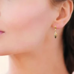 Maison de la Bijouterie Boucles D'Oreilles<Pendantes Sensimio Y3530Z43 Plaqué or