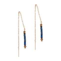 Sloya Boucles D'Oreilles<Pendantes Lumia en pierres Lapis-lazuli Bleu