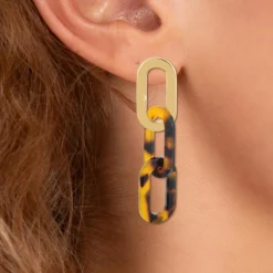 So Charm Bijoux Boucles D'Oreilles<Pendantes So Charm - B4008 - Boucles D'Oreilles Dorées