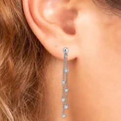 So Charm Bijoux Boucles D'Oreilles<Pendantes So Charm - B3245-ARGENT - Boucles D'Oreilles Argentées