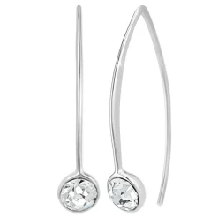 So Charm Bijoux Boucles D'Oreilles<Pendantes So Charm - B3149--CRYS - Boucles D'Oreilles ées Argent