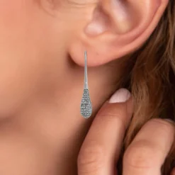 So Charm Bijoux Boucles D'Oreilles<Pendantes So Charm - B3191-ARGENT - Boucles D'Oreilles Argentées