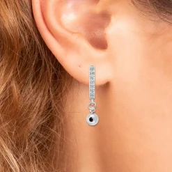 So Charm Bijoux Boucles D'Oreilles<Pendantes So Charm - BD2635-ARGENT-DIAMANT - Boucles D'Oreilles Argentées