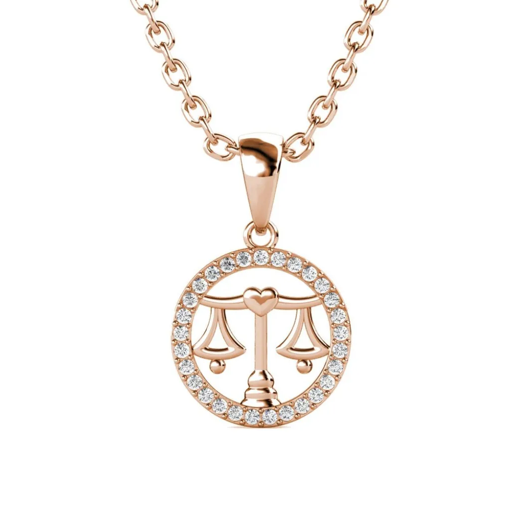 MYC-Paris Collier Et Pendentif<Pendentif Zodiaque Balance Finition Or Rose
