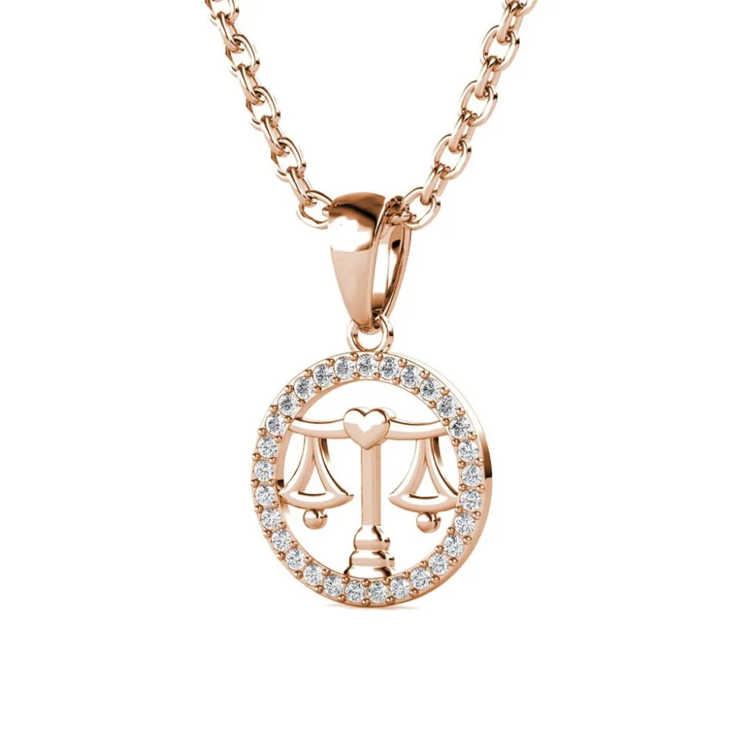 MYC-Paris Collier Et Pendentif<Pendentif Zodiaque Balance Finition Or Rose