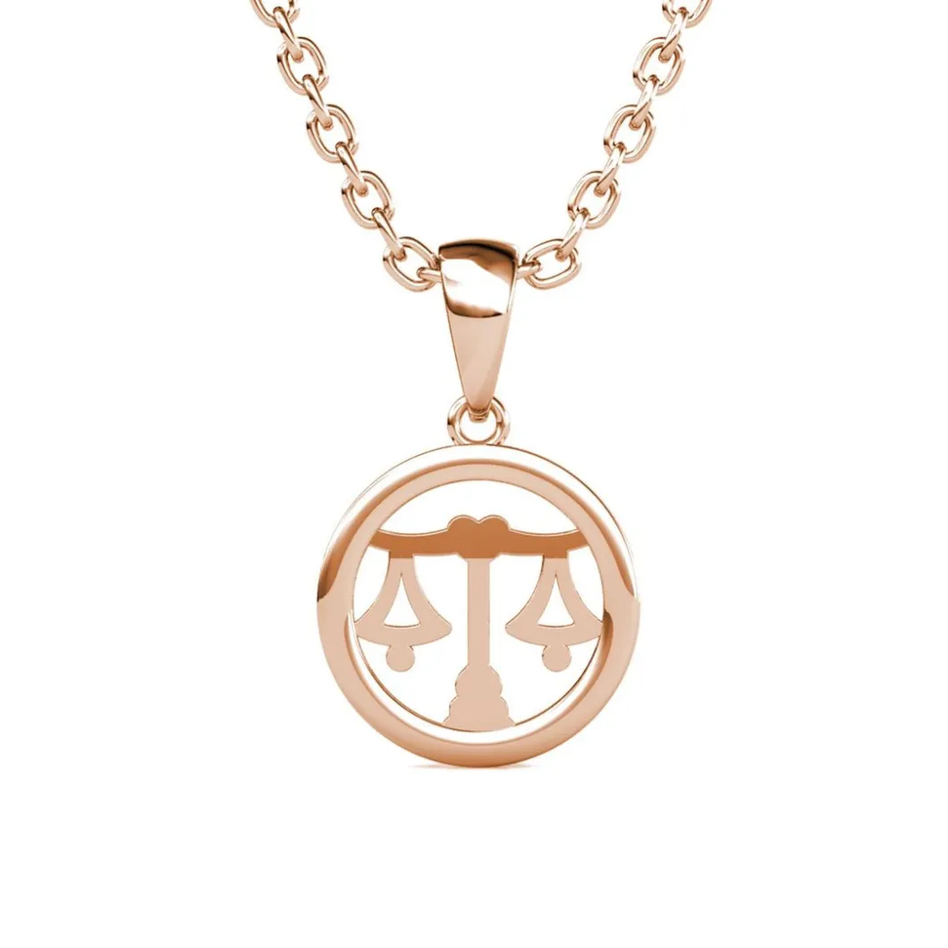 MYC-Paris Collier Et Pendentif<Pendentif Zodiaque Balance Finition Or Rose