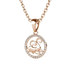 MYC-Paris Collier Et Pendentif<Pendentif Zodiaque Bélier Finition Or Rose