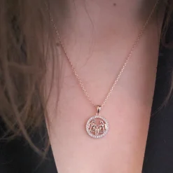 MYC-Paris Collier Et Pendentif<Pendentif Zodiaque Gémeaux Finition Or Rose