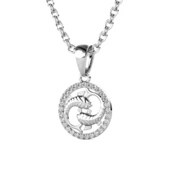 MYC-Paris Collier Et Pendentif<Pendentif Zodiaque Poisson Finition Argentée