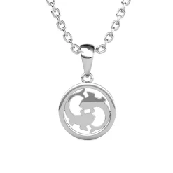 MYC-Paris Collier Et Pendentif<Pendentif Zodiaque Poisson Finition Argentée