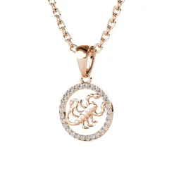MYC-Paris Collier Et Pendentif<Pendentif Zodiaque Scorpion Finition Or Rose