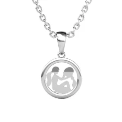 MYC-Paris Collier Et Pendentif<Pendentif Zodiaque Verseau Finition Argentée