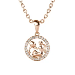 MYC-Paris Collier Et Pendentif<Pendentif Zodiaque Verseau Finition Or Rose