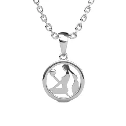 MYC-Paris Collier Et Pendentif<Pendentif Zodiaque Vierge Finition Argentée