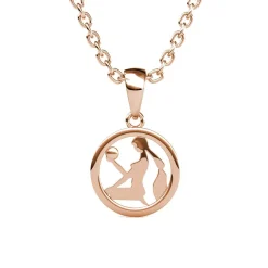 MYC-Paris Collier Et Pendentif<Pendentif Zodiaque Vierge Finition Or Rose