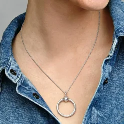 Pandora Collier Et Pendentif<Petit Pendentif O Moments