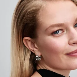 Pandora Boucles D'Oreilles<Petites Créoles Ondulées 293874C00